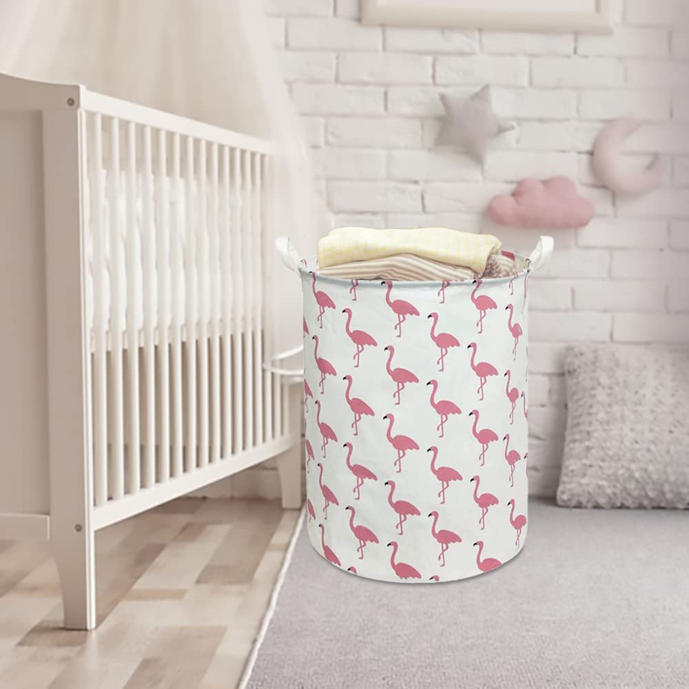 CLOCOR collapsible laundry bin folded for compact storage.