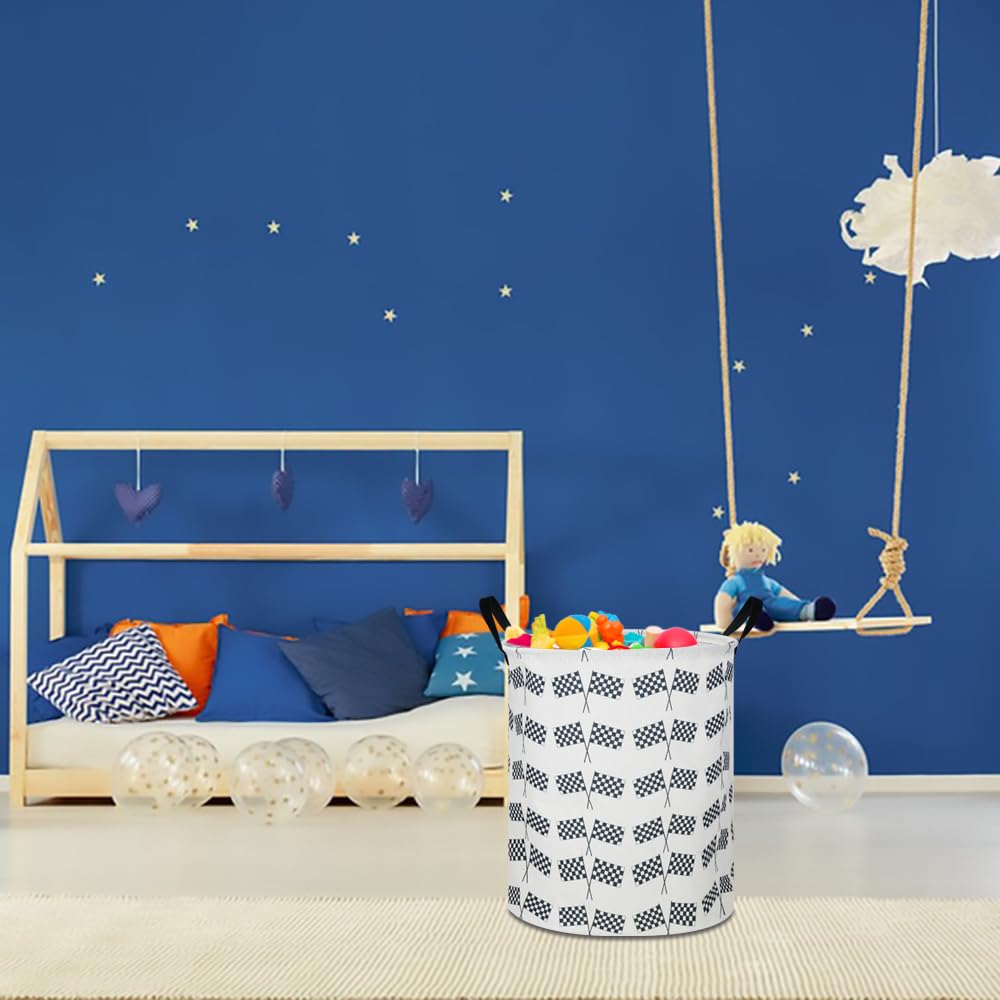 CLOCOR Kids Laundry Basket collapsible design for easy storage in small spaces.