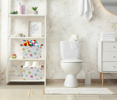CLOCOR mushroom pattern decorative basket, adds cute charm while organizing spaces