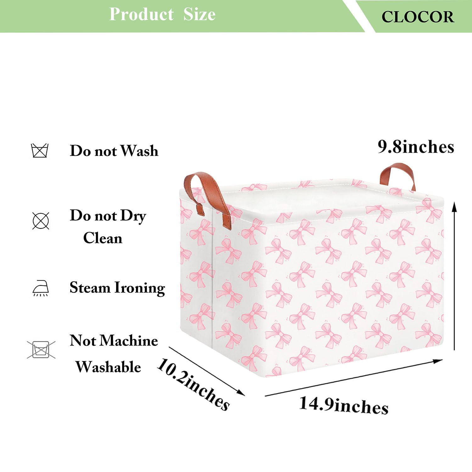 CLOCOR care tip: wrinkles ease with steam iron for quick restoration