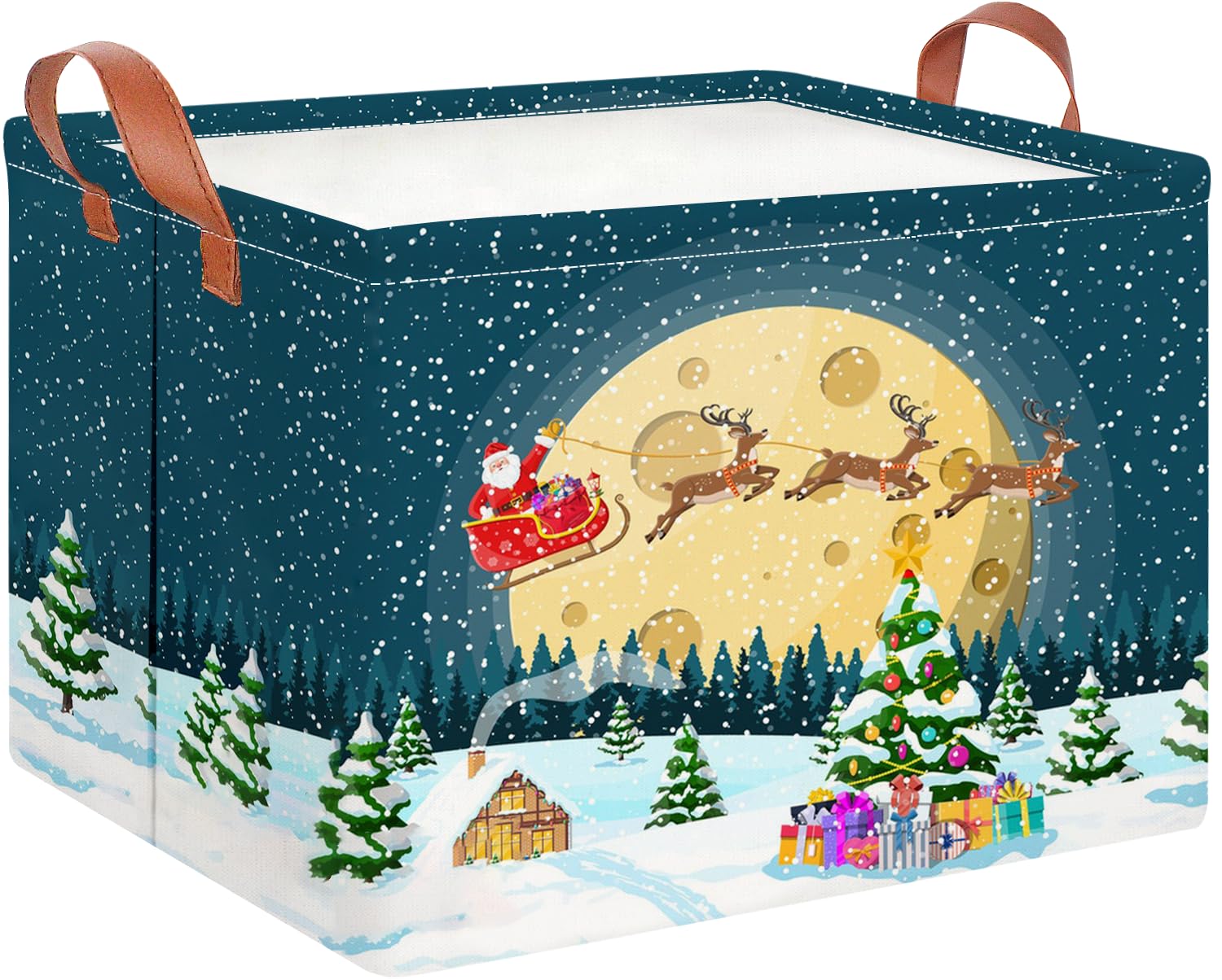 Clocor rectangular storage basket empty for versatile organization