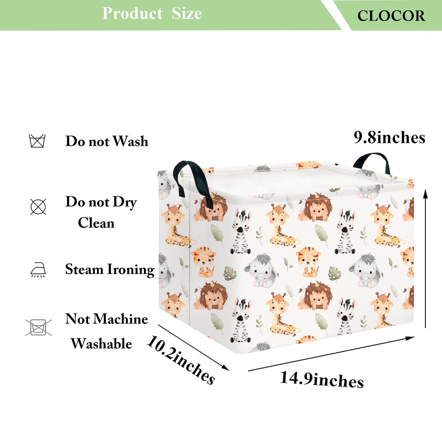 CLOCOR rectangular basket easily becomes a gift basket with polished presentation