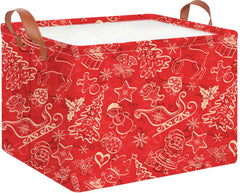 CLOCOR Rectangular storage basket with handles for easy transport.