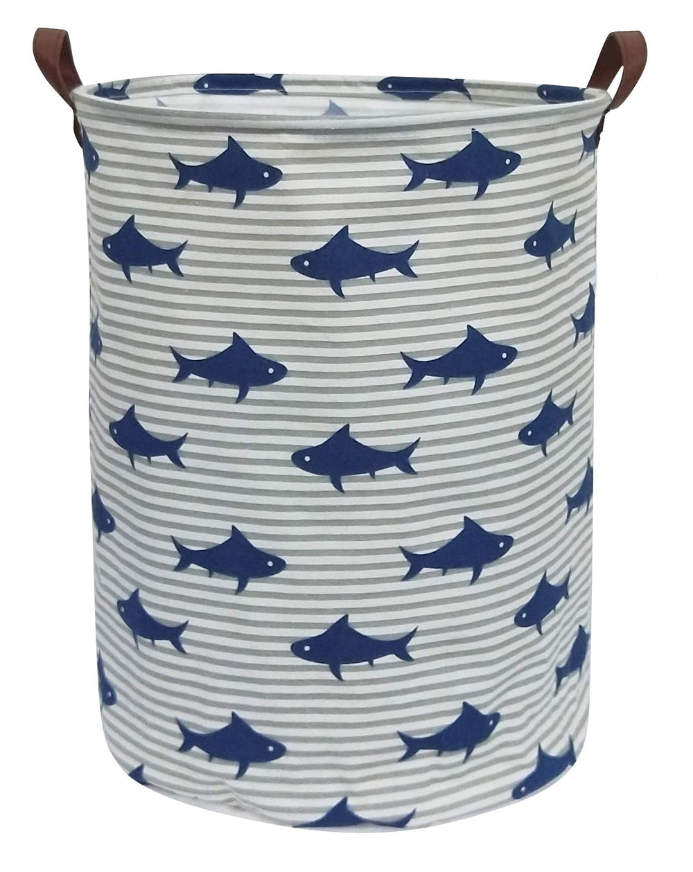 CLOCOR Shark laundry basket with foldable design for easy storage.