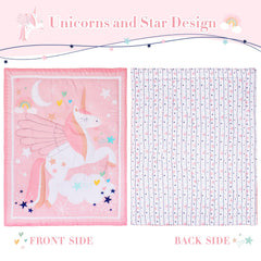 Cloele baby comforter 33x42 laying flat for lightweight warmth