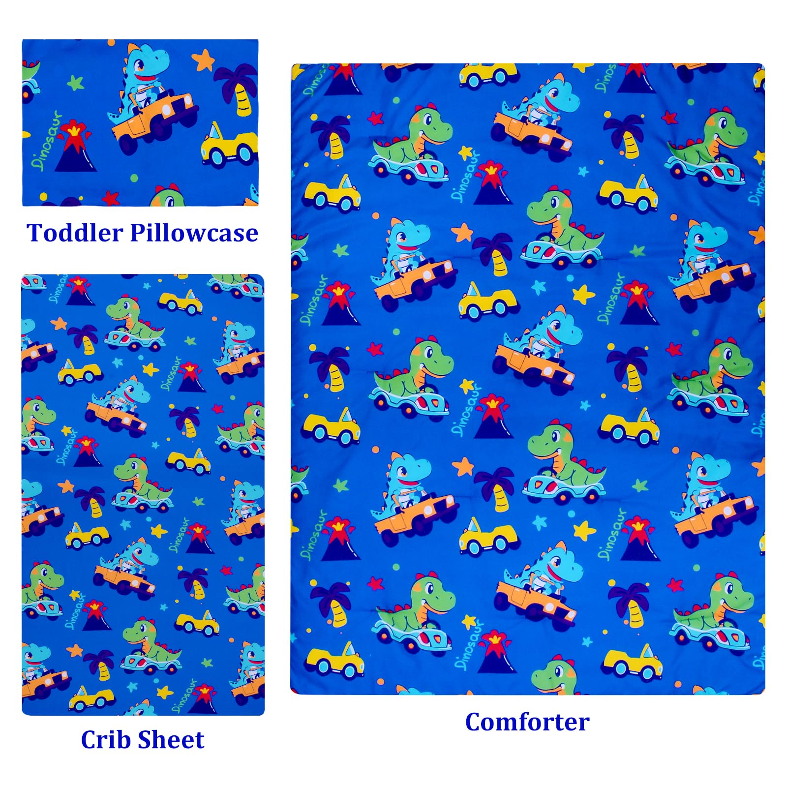 Cloele dinosaur crib bedding comforter keeps baby cozy through the night
