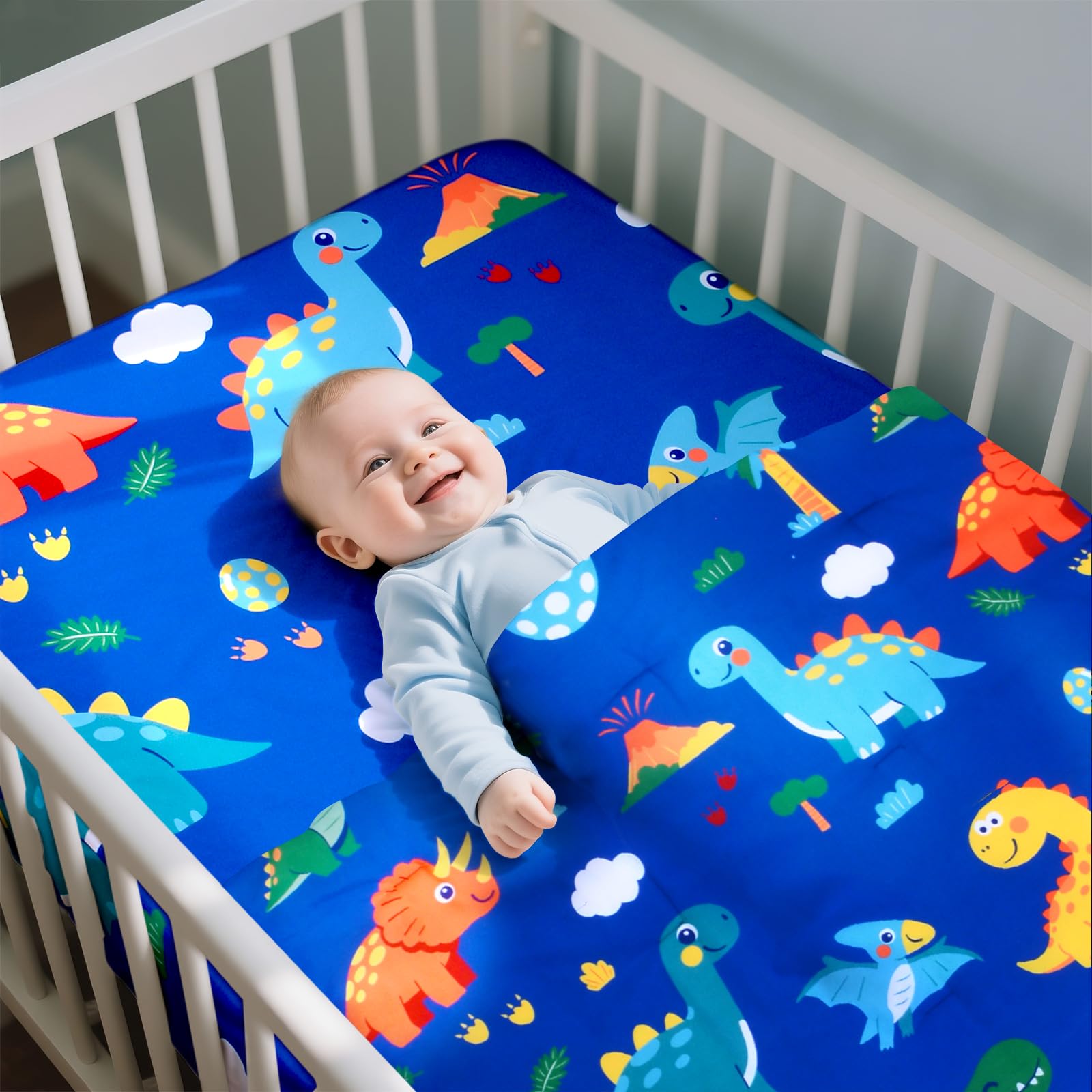Cloele dinosaur crib comforter offers cozy warmth for naps