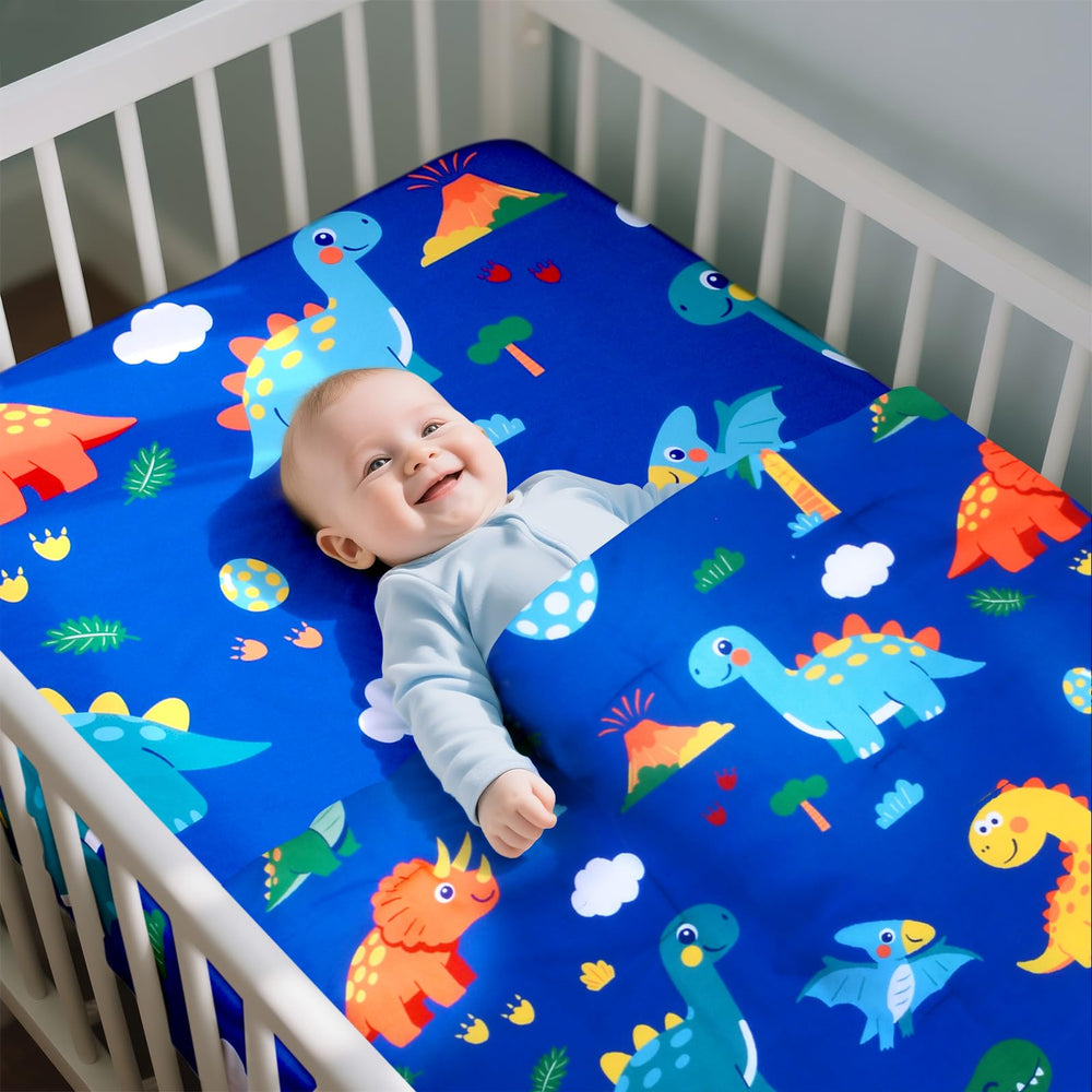 Cloele dinosaur crib comforter offers cozy warmth for naps