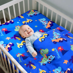 Cloele dinosaur pattern in a nursery decor sparks imaginative play