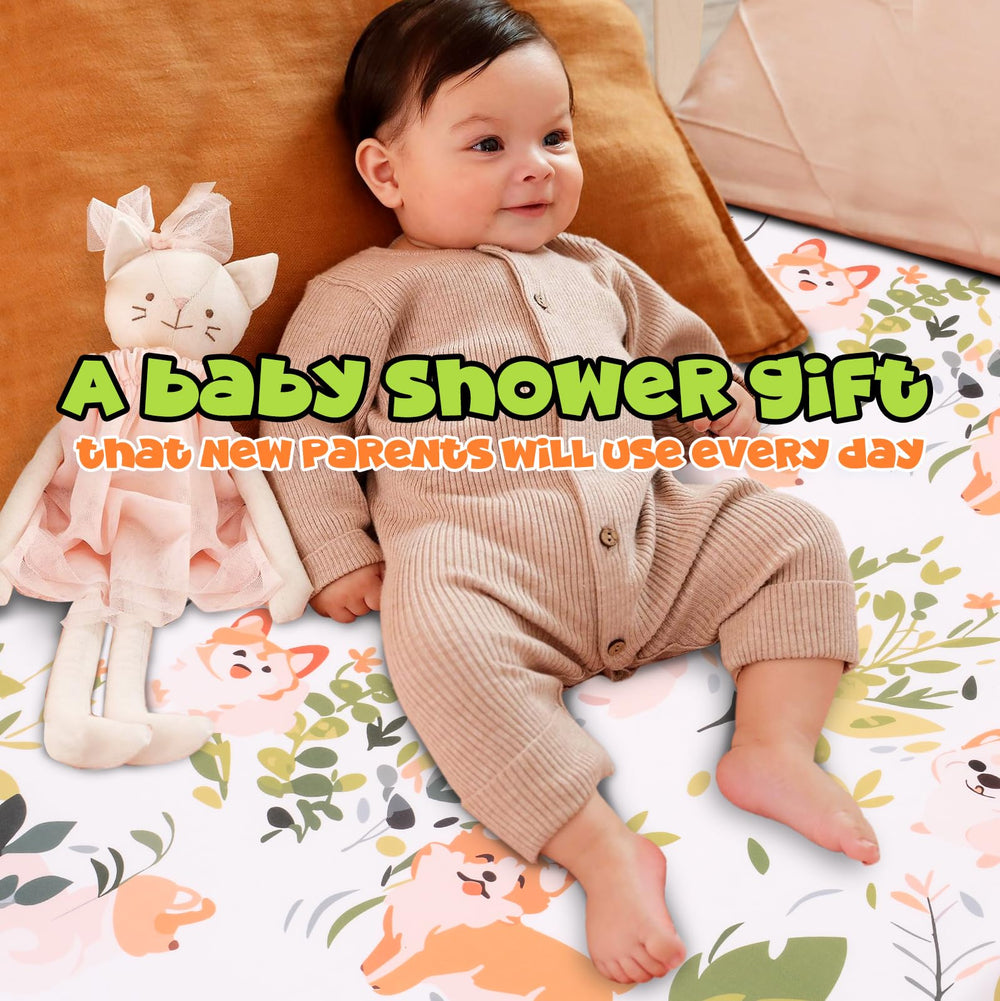 Cloele dog-theme design adds playful charm to the nursery space.