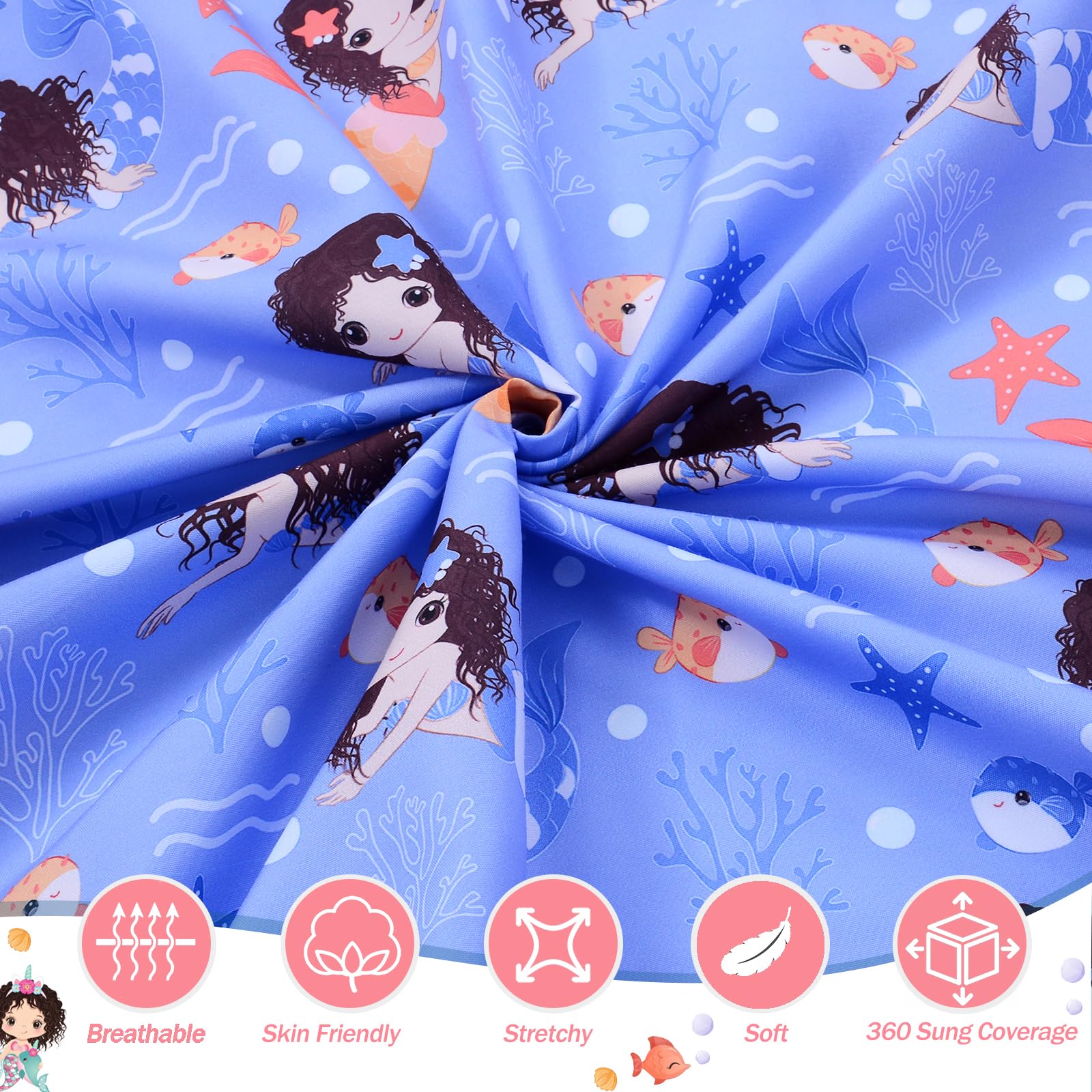 Cloele Mermaid gift-ready packaging beside a baby room, perfect for baby showers.