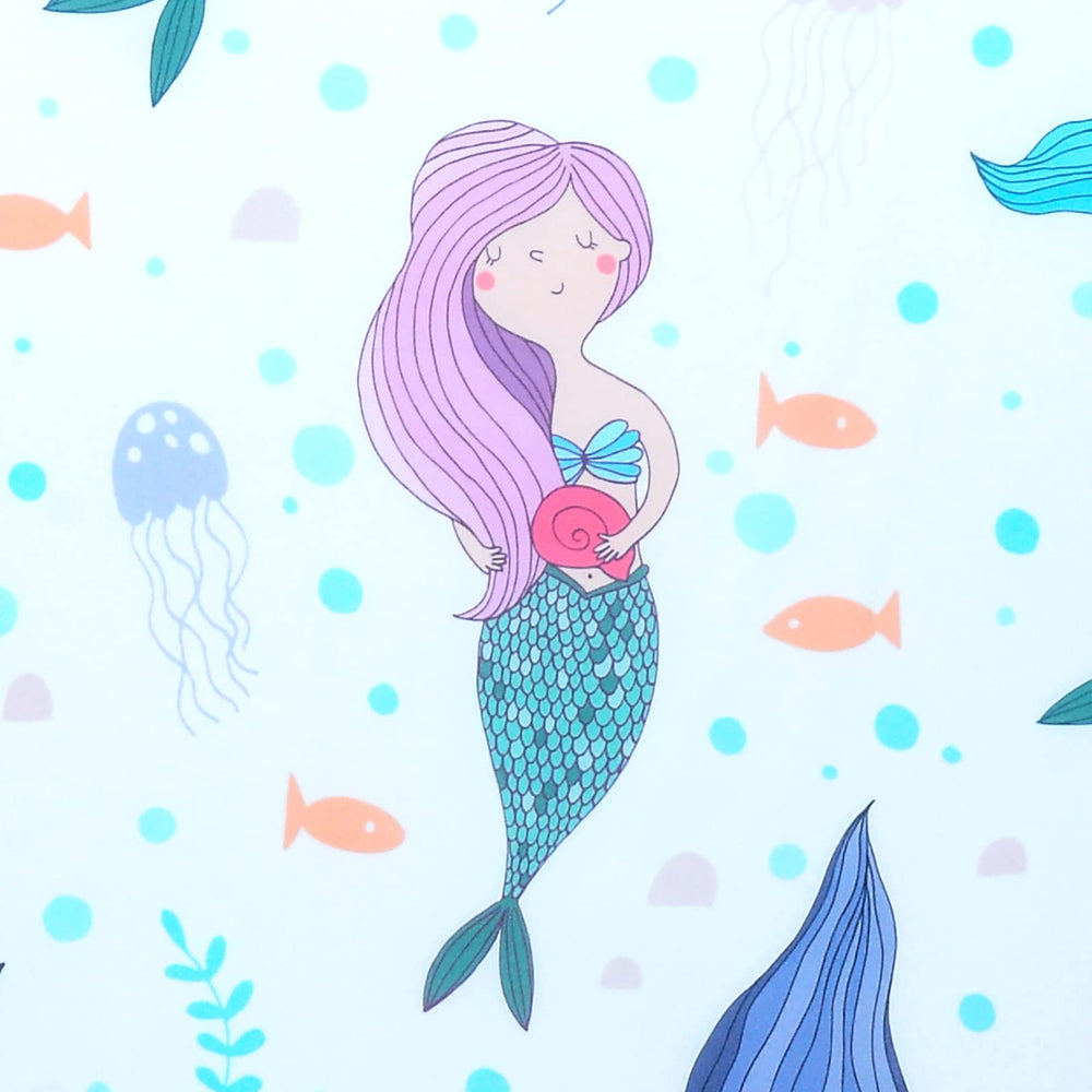 Cloele mermaids crib sheet design complements various nursery decor