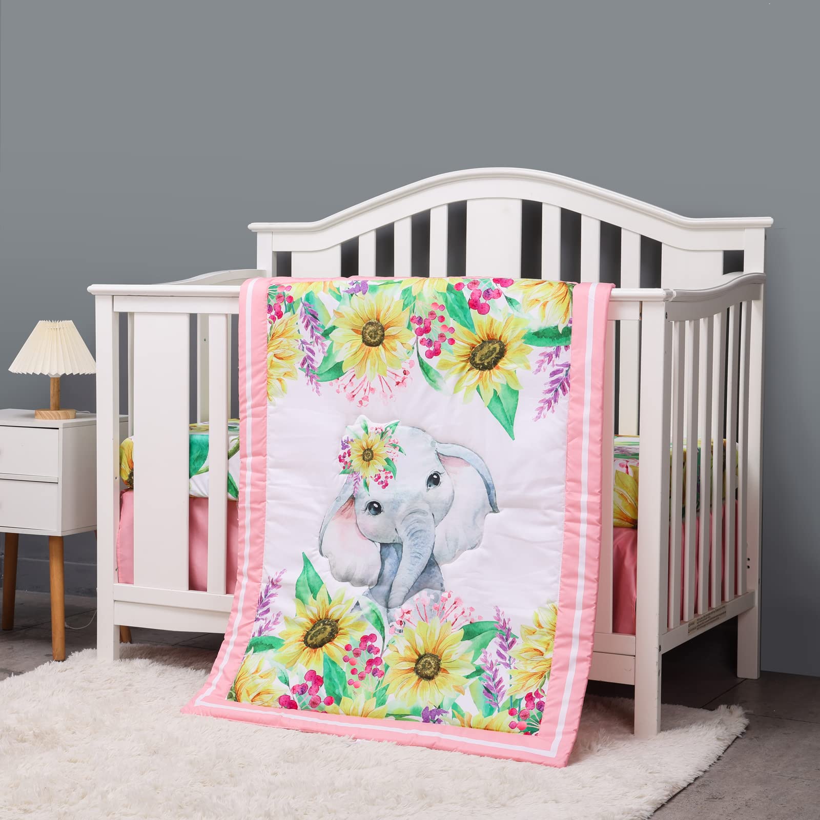 Cloele nursery-ambiance soft-light image illustrates calming pink tones for sleep cues.