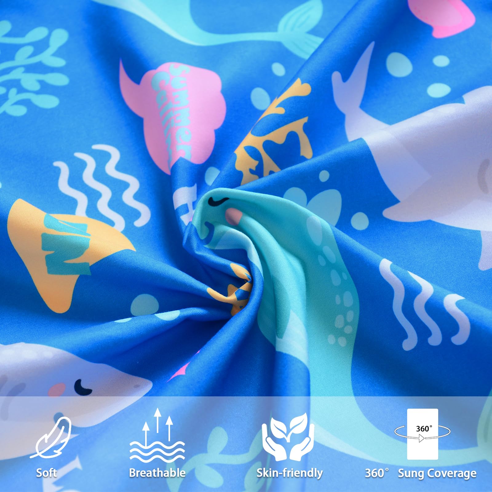 Cloele Ocean Fitted Crib Sheet Gift-Ready Ocean Theme makes a thoughtful gift.
