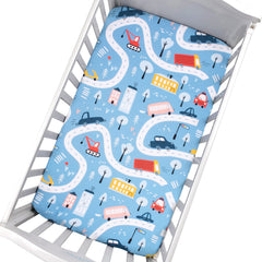 Cloele polyester crib sheet is soft and breathable for calm baby sleep