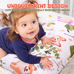 Cloele pillowcase closeup shows soft polyester fabric for gentle skin