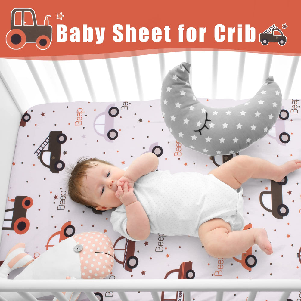 Cloele soft polyester crib sheet texture highlighting breathable comfort