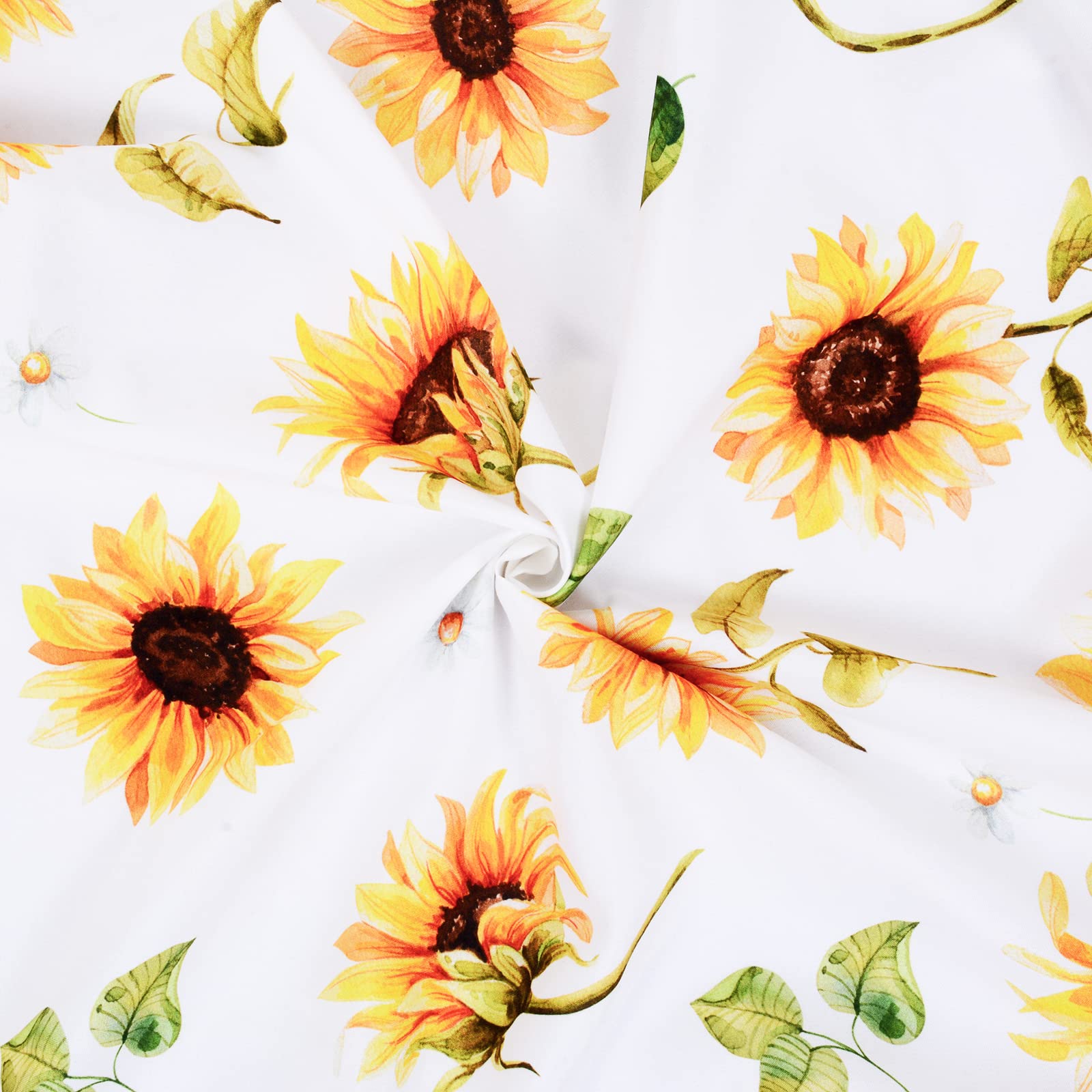 Cloele Sunflower crib sheet supports easy transition to toddler bed