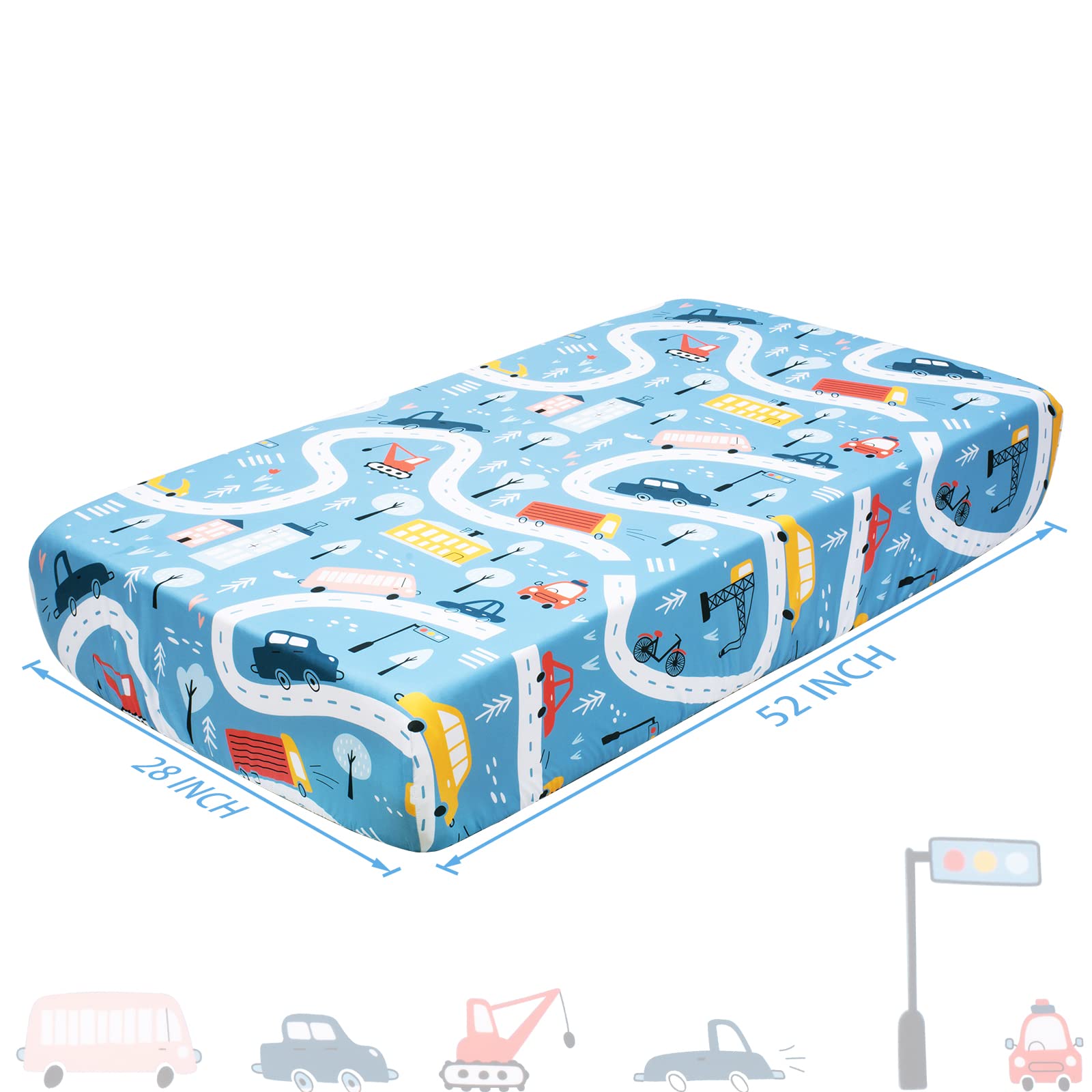 Cloele sheet supports toddler bed transition with compatible sizing