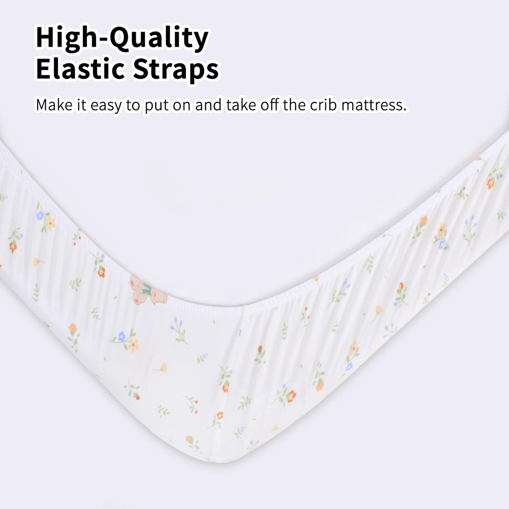 Cloele toddler bed-transition sheet supports easy crib-to-bed moves.