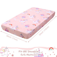 Cloele Unicorns sheet in breathable fabric supports comfortable all-night sleep