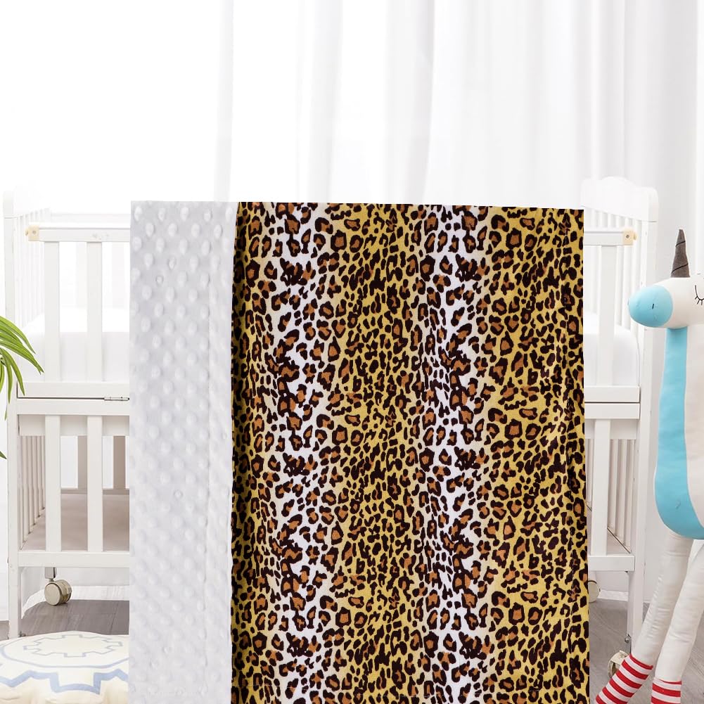Closockey Leopard1 baby blanket in crib offers cozy softness during naps