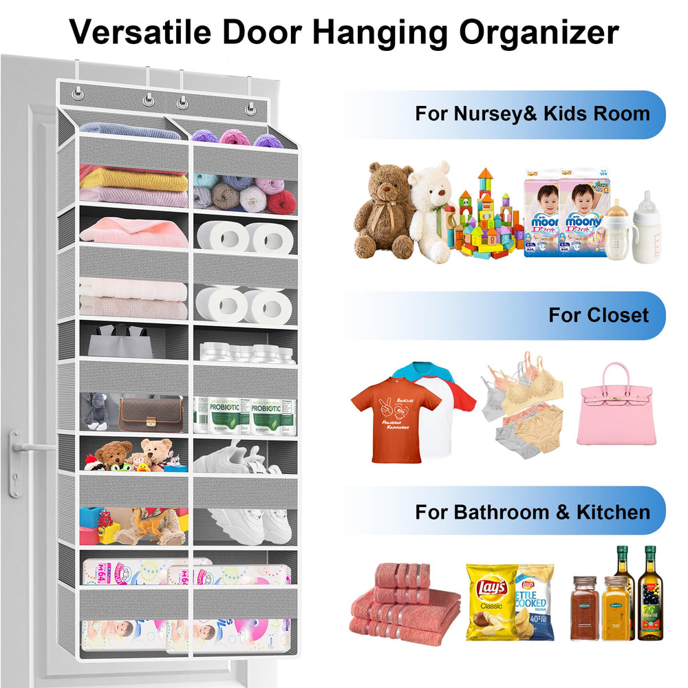 Clothink stitching reinforces seams for a sturdy daily-use organizer.