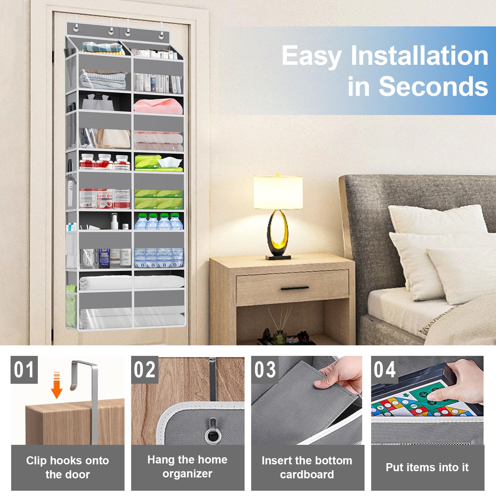 Clothink organizer ideal for toys diapers clothes and yarn.
