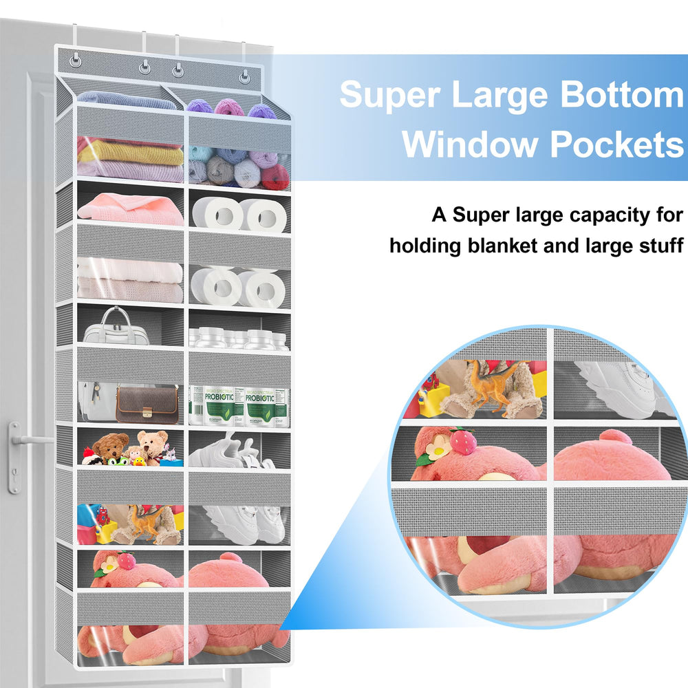Clothink installed behind a door saves space in nursery.