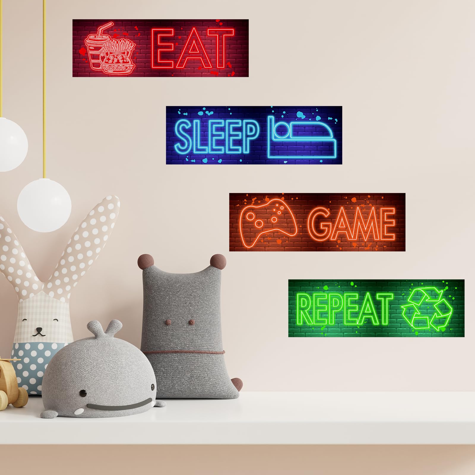 clothmile neon pvc wall stickers durable color that lasts in busy play spaces.