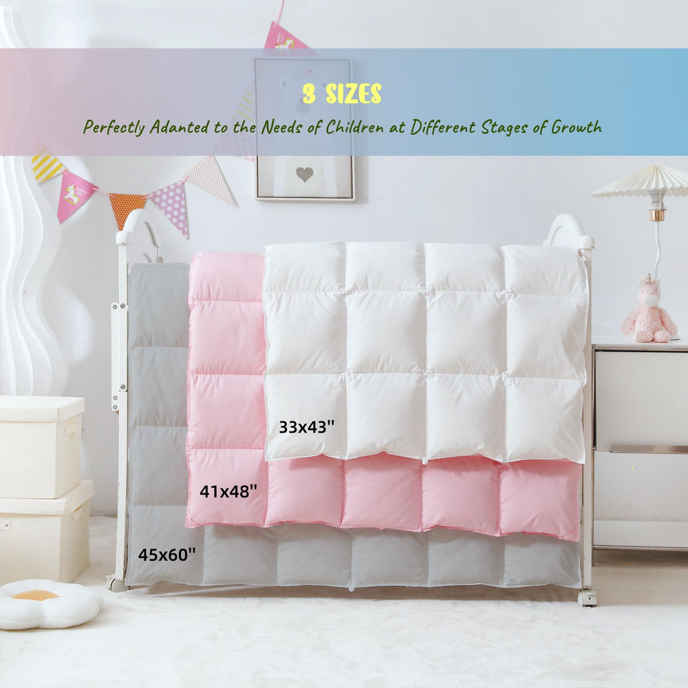 CLoucl baby comforter organic cotton shell close-up highlights breathable, gentle surface