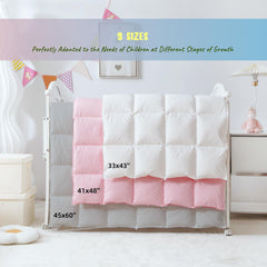 CLoucl baby comforter organic cotton shell close-up highlights breathable, gentle surface