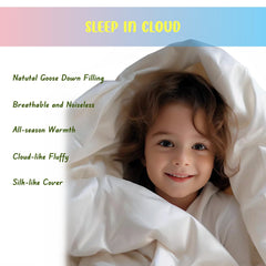 CLoucl baby comforter toddler size 41x48 folded for versatile all-season warmth