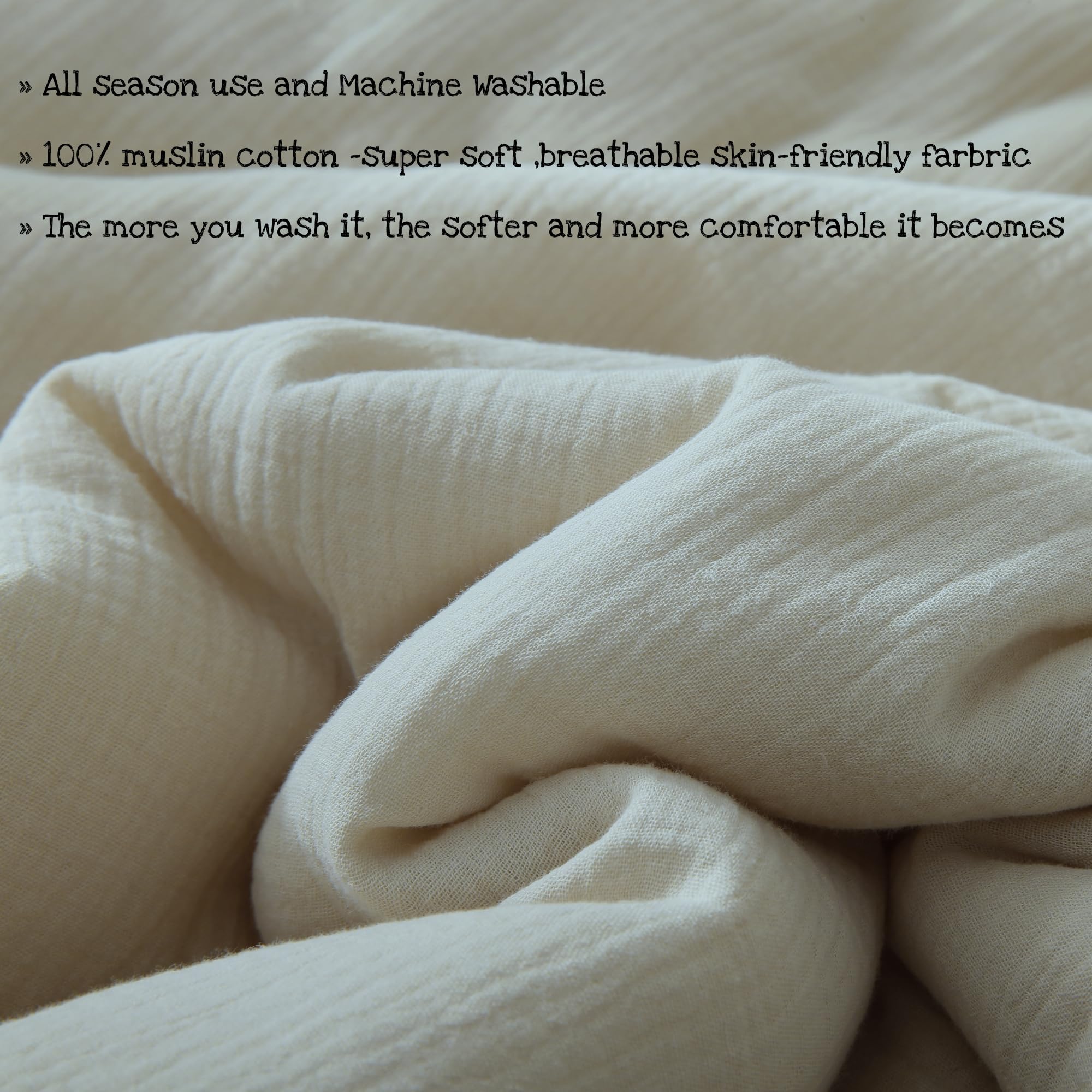 CLoucl muslin crib bedding is machine washable for busy parents