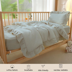 CLoucl pillowcase with envelope closure for easy baby-safe bedding