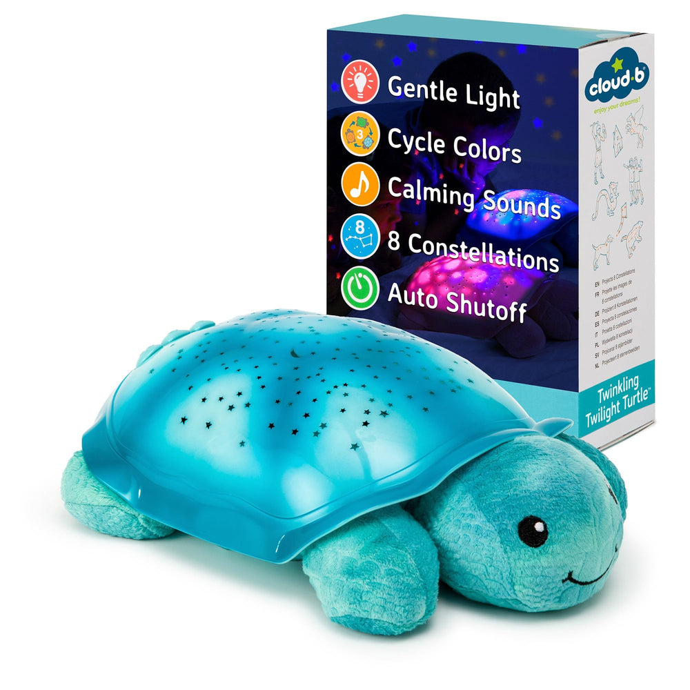 Cloud B Comforting Nightlight Star Projector star projection creates calm bedtime ambiance.