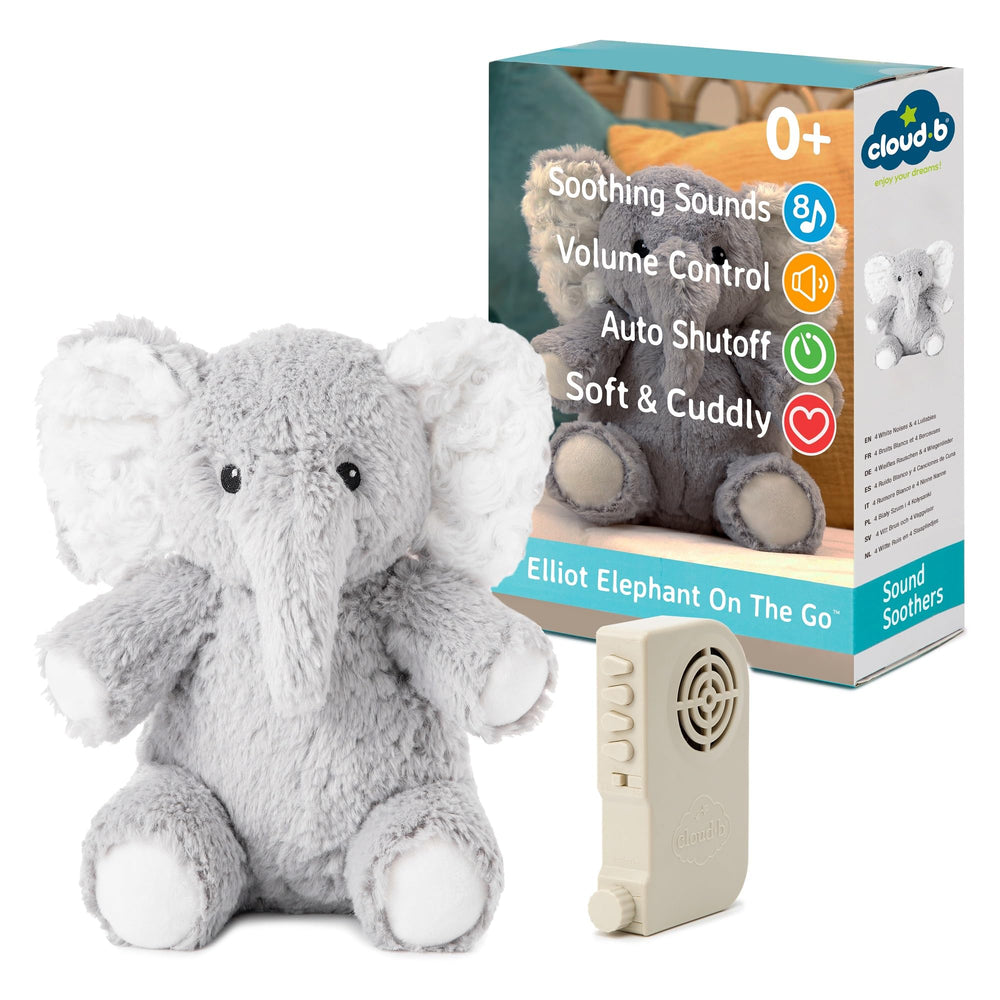 Cloud b Elliot Elephant On The Go auto-off timer helps conserve battery life