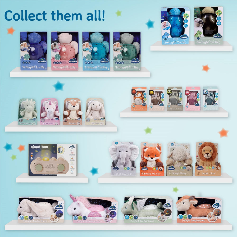 Cloud b Elliot Elephant On The Go volume control for adjusting soothing intensity
