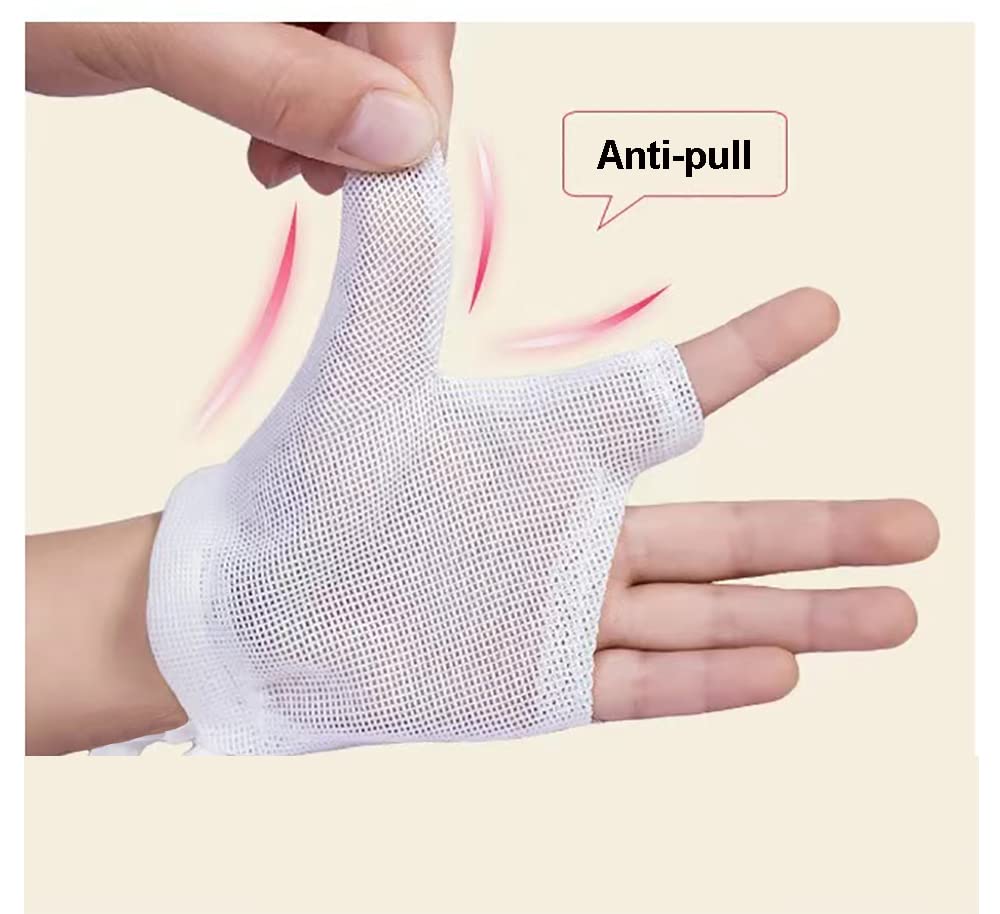 Cloverhome Baby Stop Thumb Sucking Guard shows adjustable strap for secure fit during play.