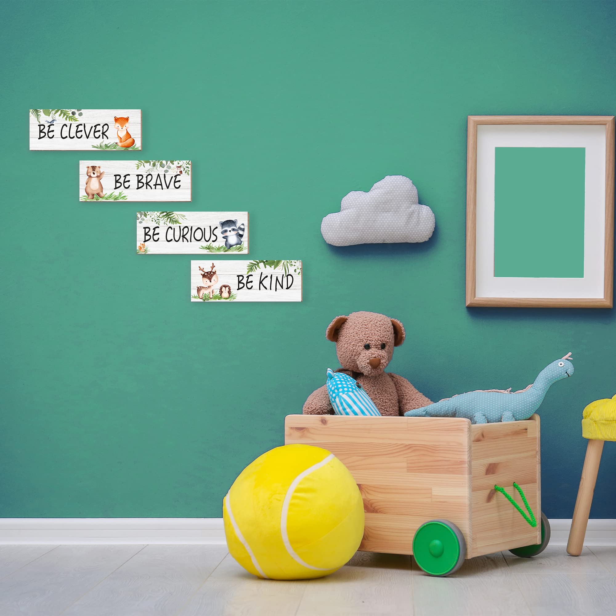 CloverKoi woodland room decor fits small wall spaces without crowding others.