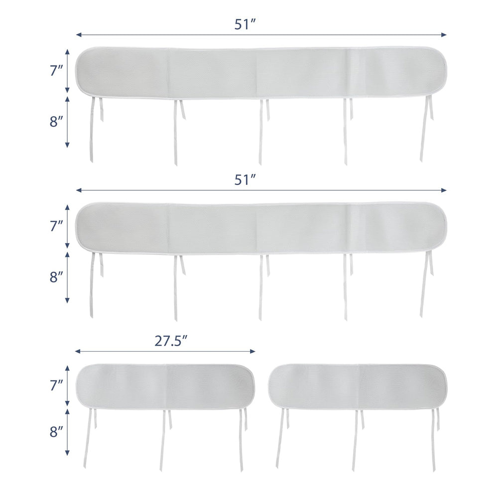 CLYCSRC 4pc mesh sets gray-4 packaged-in-box presentation suggests ready-to-use kit.