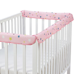 CLYCSRC star crib rail cover mesh for breathable protection