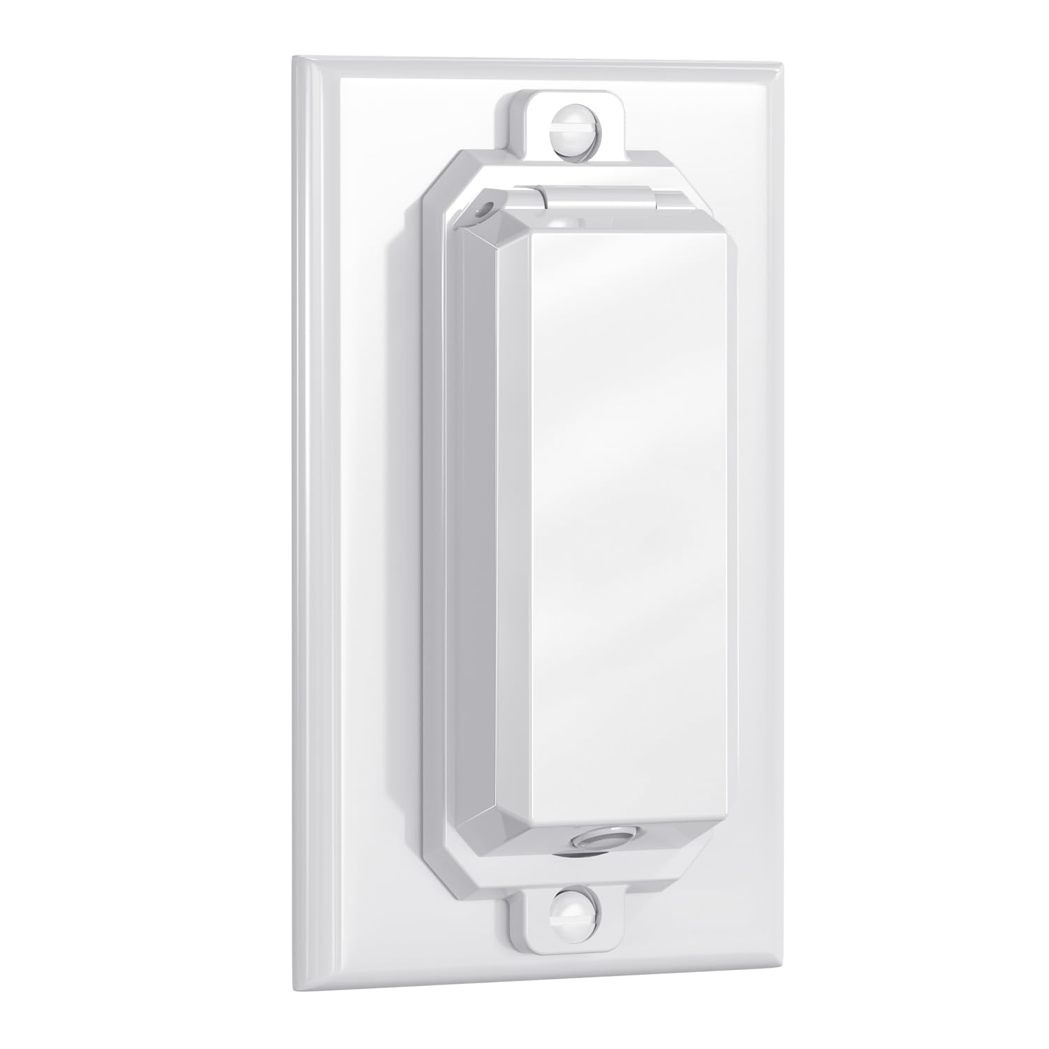 CLYMENE 2-pack white switch guard showing a safety upgrade on wall switch