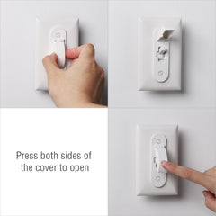 CLYMENE durable switch guard withstands daily use with a resilient, crack-resistant design.