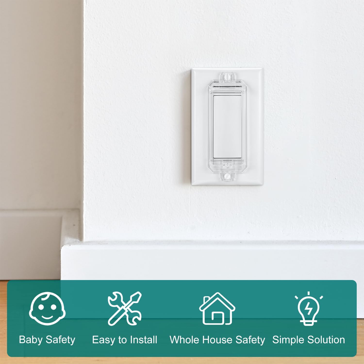 CLYMENE extra-long screws ensure secure fit on thicker faceplates.