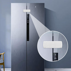 CLYMENE French-Door Fridge Lock packaging illustrating easy childproof safety for busy family kitchens