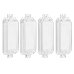 CLYMENE light switch guard 4-pack on a wall plate for child safety