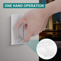 CLYMENE light switch guard easy installation with included screws