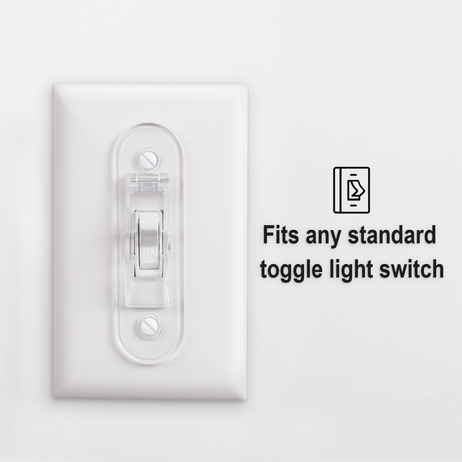 CLYMENE switch-guard-durable-material-closeup highlights crack-resistant construction.