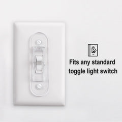 CLYMENE switch-guard-durable-material-closeup highlights crack-resistant construction.